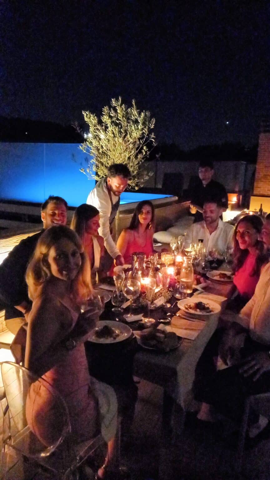 Servizio di una cena privata a domicilio a Roma